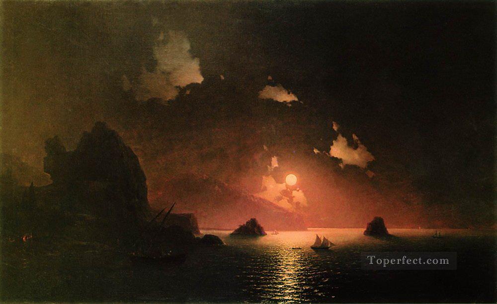 Ivan Aivazovsky gurzuf noche Marina Pintura al óleo